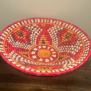 This Beautiful handmade woven wall basket add’s personality to any room.